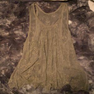 Lace tank top